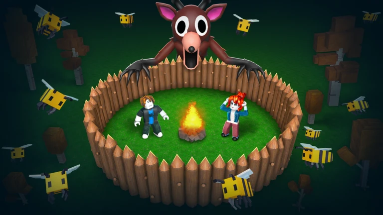 99 Nights in the Forest official Roblox game artwork